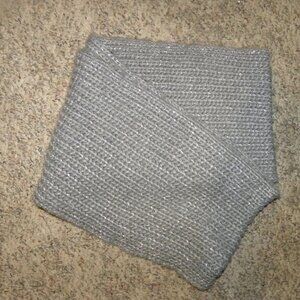 Women Silver & Grey Eternity Scarf by Abercrombie & Fitch